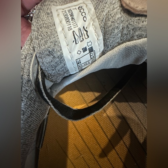 Men’s ECCO S3 Gore Tex GTX silver orange golf shoe sneaker, size 10-10.5 - Picture 9 of 9